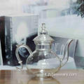 Nuova teiera in vetro per tè fiorita resistente al calore con infusore